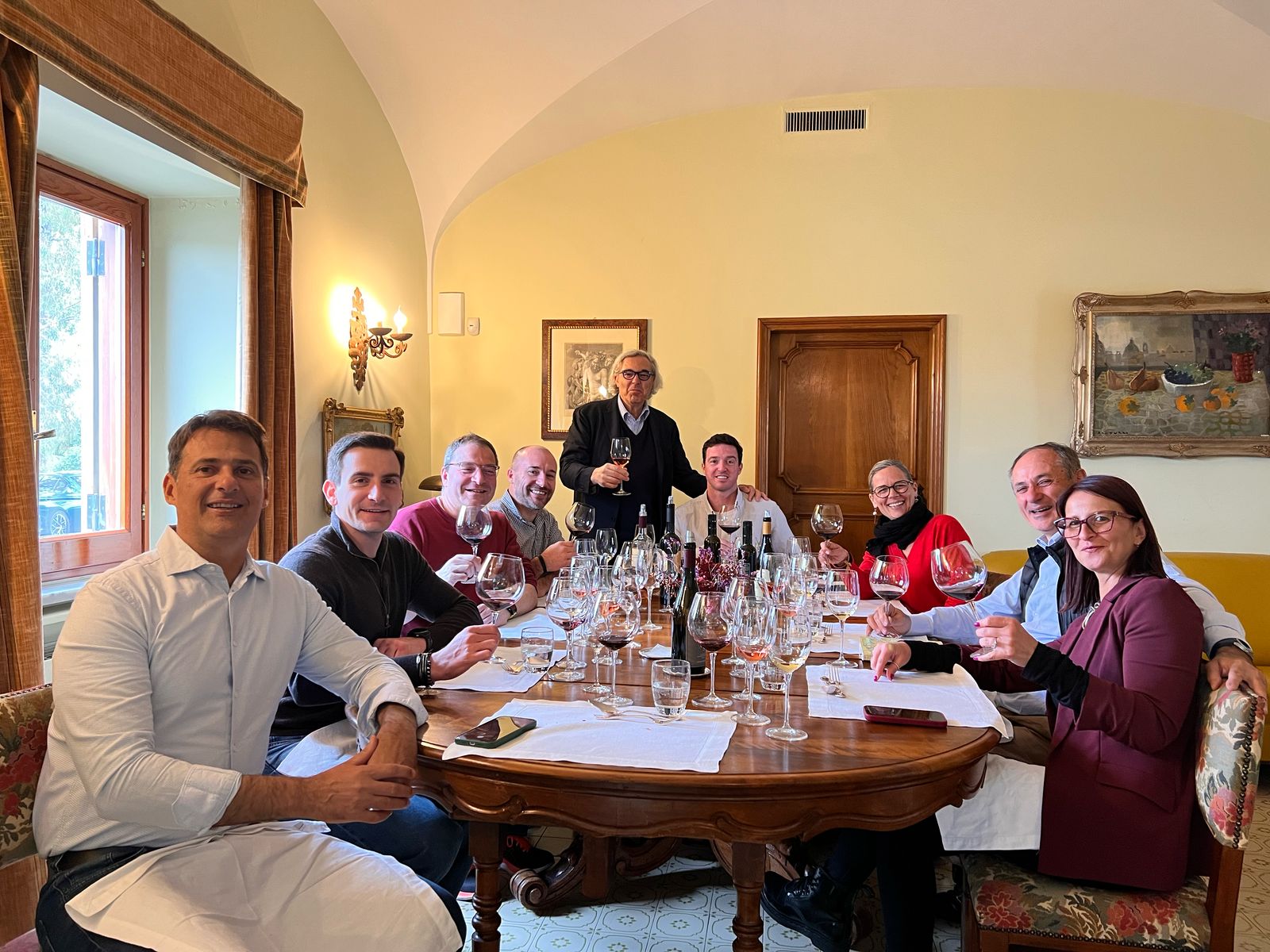 For wine business. 6